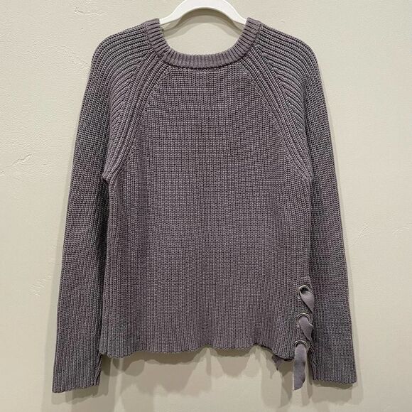 Kut From The Kloth Gray Knit Sweater - Size: Large - Picture 2 of 7